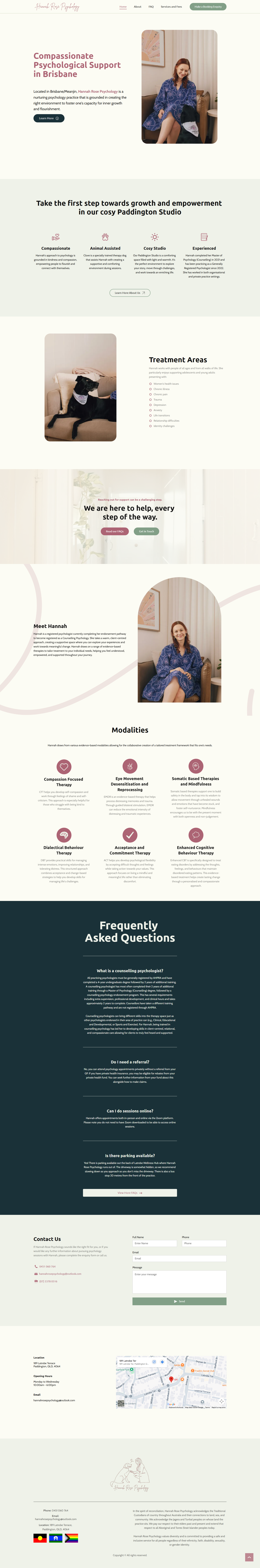 A full-page screenshot of a website I made.